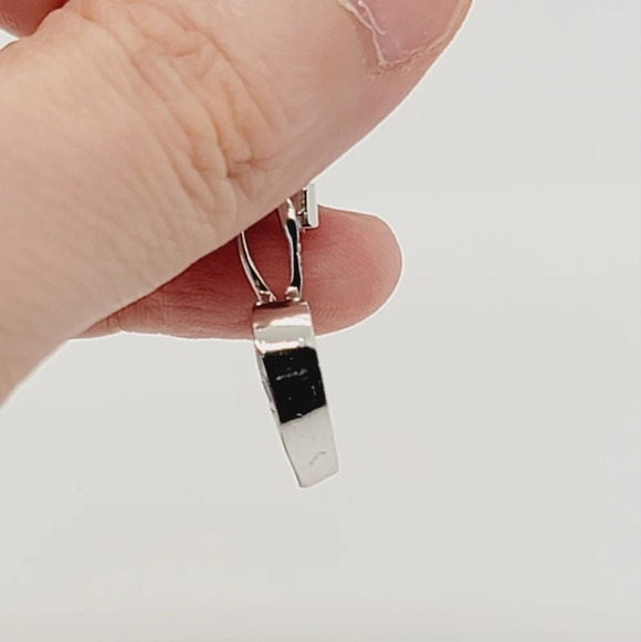 New Sterling Silver CZ Belly Button Navel Ring - Picture 2 of 4